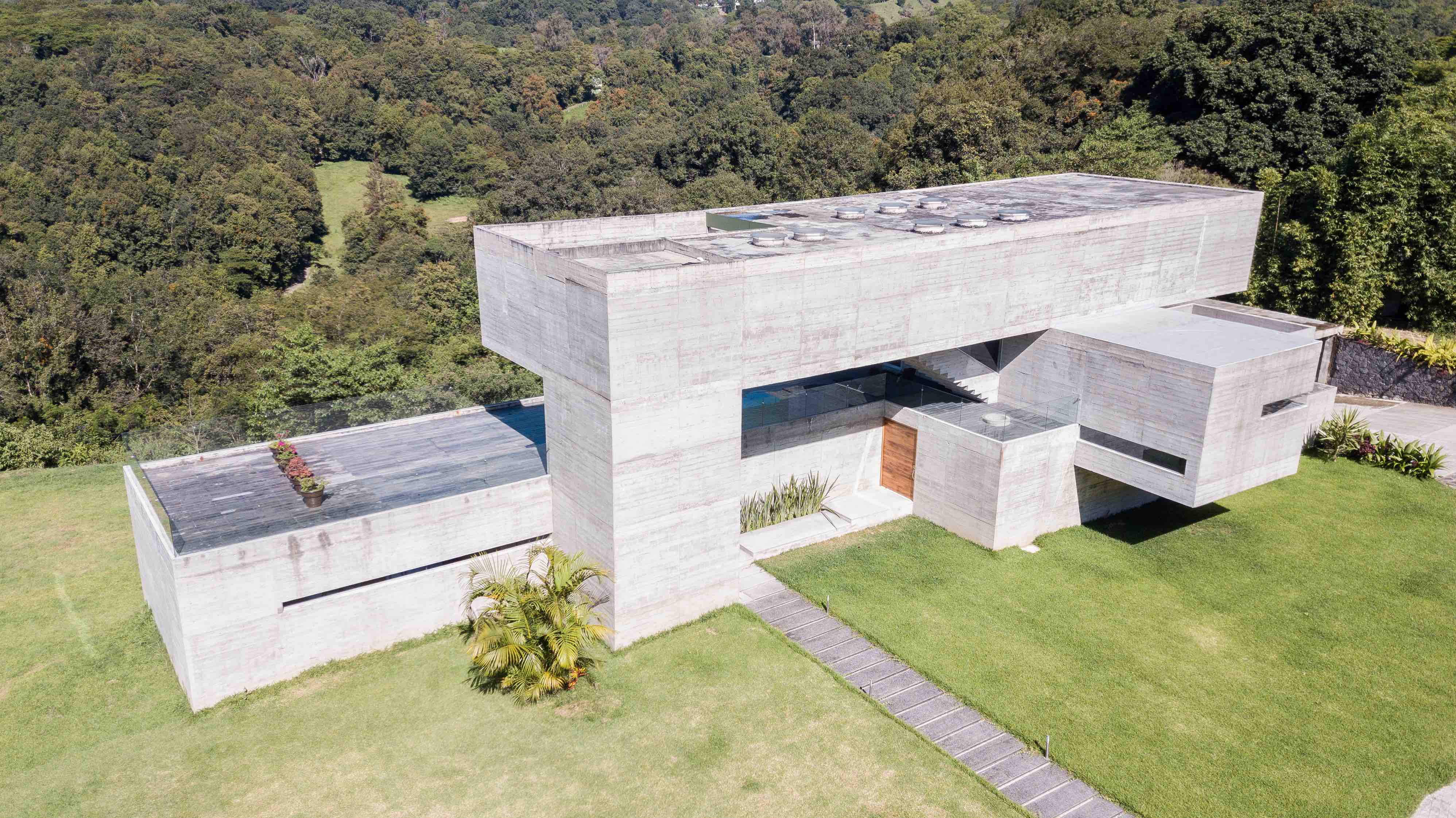 Casa Oyamel Designed By Rafael Pardo Arq Concrete Houses